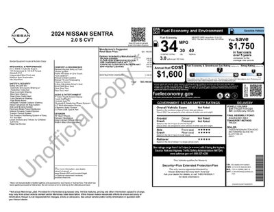 2024 Nissan Sentra S