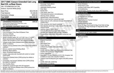 2017 GMC Canyon Base