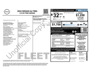 2024 Nissan Altima 2.5 SV