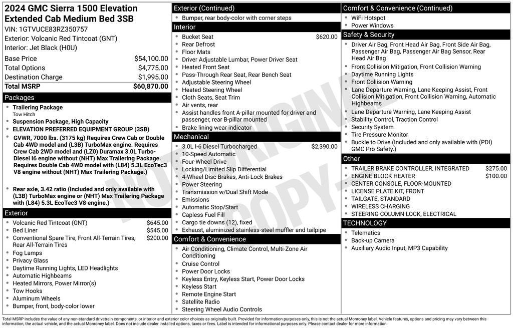 2024 GMC Sierra 1500 Elevation