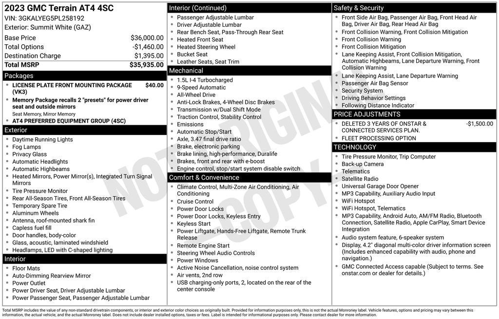 2023 GMC Terrain AT4