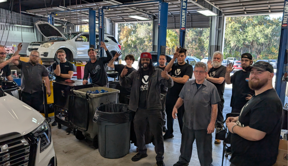 Vaden of Beaufort employees in the service department